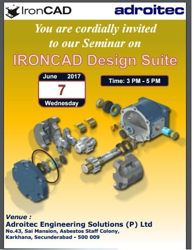 Iron CAD Seminar Invitation