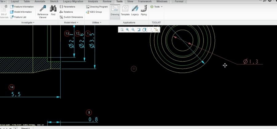 Adroitec Productivity Tools Creo Drawing QC Sheet Automation