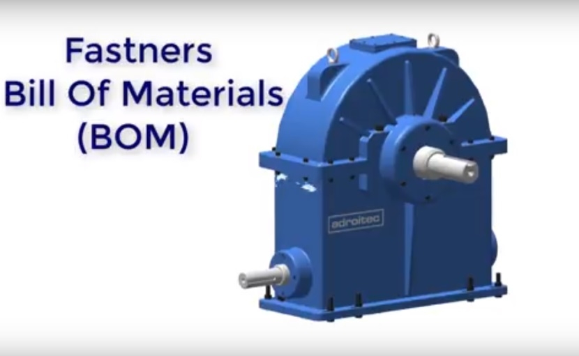 Fasteners Bill of Material BOM