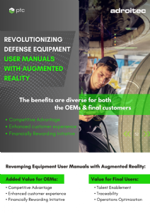 REVOLUTIONIZING DEFENSE EQUIPMENT USER MANUALS WITH AUGMENTED REALITY (AR).